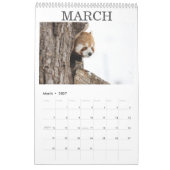 Moderne witte aangepaste foto 2021 kalender (Mar 2027)
