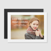 Moderne witte Afstuderen sparen de Klasse van de D (Voorkant / Achterkant)