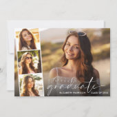 Moderne witte Afstuderen van de Bekleding van de F Aankondiging (Voorkant)