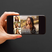 Moderne witte Afstuderen van de Bekleding van de F Aankondiging