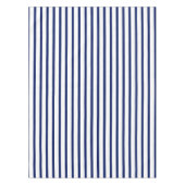 Moderne witte blauwe strepen, elegant tafelkleed (Voorkant)