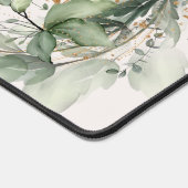 Moderne Witte Blush Gouden Eucalyptus Bedrijf Groo Bureaumat (Hoek)