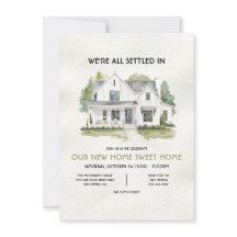 Moderne Witte Boerderij Housewarming Party