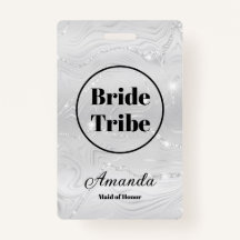 Moderne Witte Bruid Tribe Bachelorette