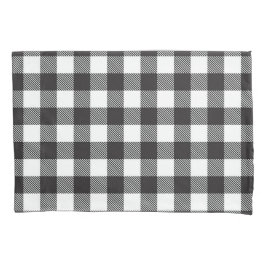 Moderne Witte Buffel Check Plaid Vakantie Kussensloop