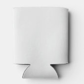 Moderne Witte Calla Lelie Bloem Bruiloft Blikjeskoeler (Achterkant)