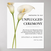 Moderne Witte Calla Lelie Bloem Bruiloft
