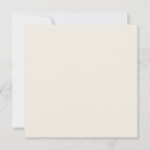 Moderne Witte Crème Champagne Bloemachtige Bruilof Save The Date (Achterkant)