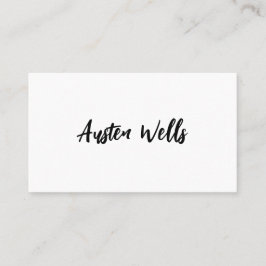 Moderne Witte de Marker van het Manuscript van de  Visitekaartje