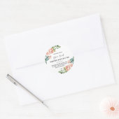 Moderne Witte Delicate Bloemen Lichaam Boter Label (Envelop)