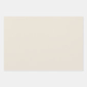 Moderne witte effen kleur inpakpapier vellen (Voorkant 3)