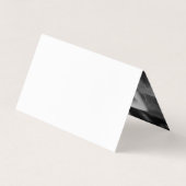 Moderne witte en zwarte foto Opslaan datumkaart Visitekaartje (Achterkant)