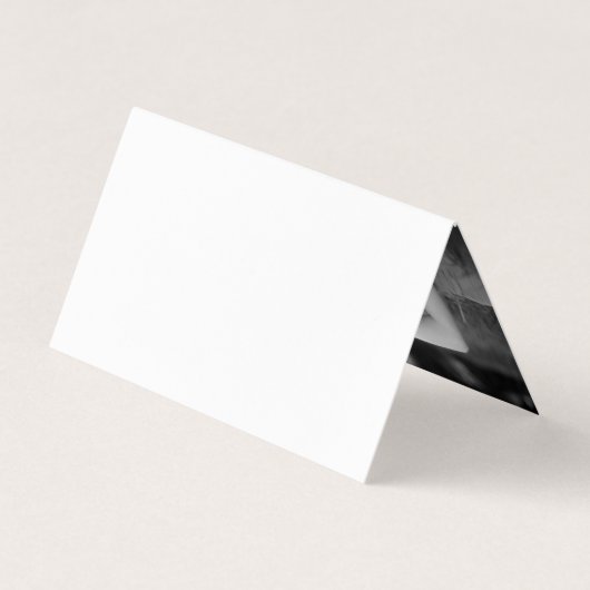 Moderne witte en zwarte foto Opslaan datumkaart Visitekaartje (Achterkant)