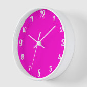 Moderne witte getallen | Classic Neon Fuchsia (Hoek)