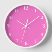 Moderne witte getallen | Classic Neon Pink (Voorkant)