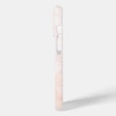 Moderne witte & gouden marmer Case-Mate iPhone case (Achterkant / Links)