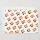 Moderne Witte Graffiti Thanksgiving Herfst Herfst Kaart (Achterkant)