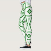 Moderne witte groene klassieker "Ratti_Creative_Ar Leggings (Links)