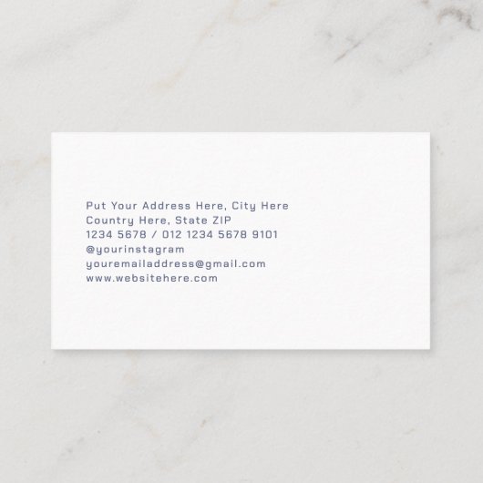 Moderne Witte Hi-tech Futuristische Geometrische V Visitekaartje (Achterkant)