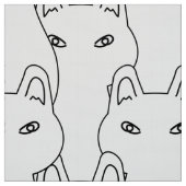 Moderne, witte-kattelijnkunststofstructuur stof (Swatch)