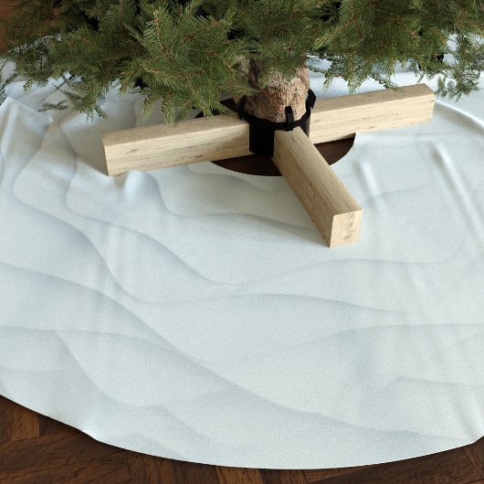 Moderne witte kerstboomrok kerstboom rok