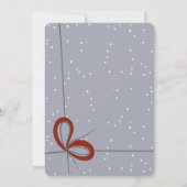 Moderne witte kerstsokken illustratie kaart (Achterkant)