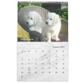 Moderne witte marmer - Aangepaste foto voor één pa Kalender (Jan 2027)