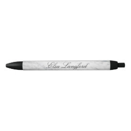 Moderne witte marmer Aangepaste pen