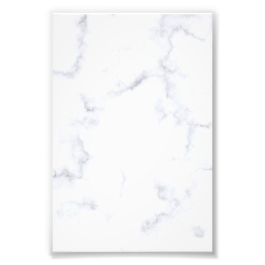 Moderne witte marmer foto afdruk (Voorkant)