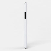 moderne witte marmer Hoesje-Mate Barely Daar Case-Mate iPhone Case (Achterkant/rechts)