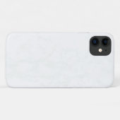 moderne witte marmer Hoesje-Mate Barely Daar Case-Mate iPhone Case (Achterkant (horizontaal))