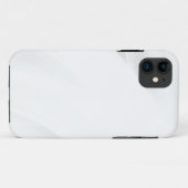 moderne witte marmer Hoesje-Mate Tough Apple Case-Mate iPhone Case (Achterkant (horizontaal))