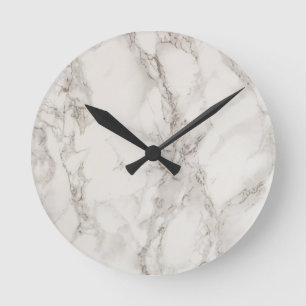 Moderne witte marmer ronde klok