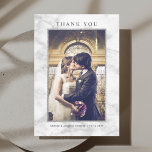 Moderne witte marmer Silver Glitter Hartelijk dank Bedankkaart<br><div class="desc">Trendy en moderne witte faux marmer met zilveren glitter lijst dank u fotokaart. Voor meer geavanceerde aanpassing van dit ontwerp,  te klikken gelieve de "meer"verbinding aanpassen. Overeenkomende objecten zijn ook beschikbaar.</div>