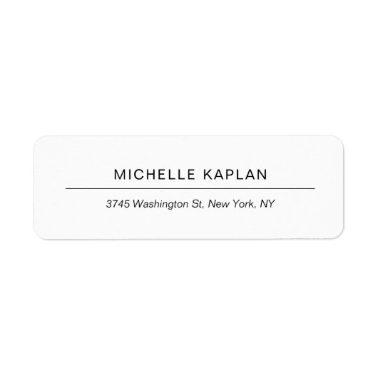 Moderne, witte minimalistische laptop met unieke u etiket (Voorkant)