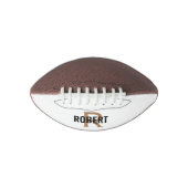 Moderne witte monogram football (Voorkant)