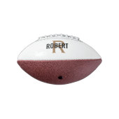 Moderne witte monogram football (Gedraaid 270)