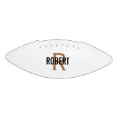 Moderne witte monogram football (Paneel)