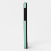 Moderne Witte Noordse Sneeuwvlok Op Lichtgroen Case-Mate iPhone Case (Achterkant/links)