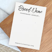 Moderne witte of elke kleur oormerkende weergaveka visitekaartje