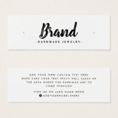 Moderne witte opgeruimde kaart (Voorkant /achterkant)