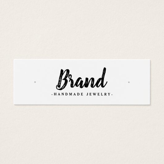 Moderne witte opgeruimde kaart (Voorkant)