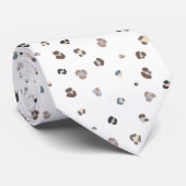 Moderne witte pagina afdrukken stropdas (Opgerold)