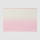 Moderne witte pastel roze ombre gradiënt tissuepapier (Voorkant)