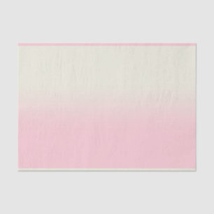 Moderne witte pastel roze ombre gradiënt tissuepapier