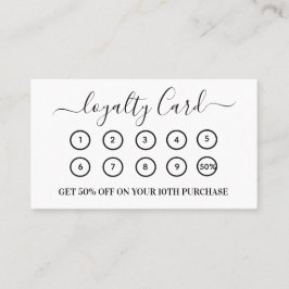 Moderne Witte QR Code Zakelijke Logo Klantenkaartje