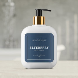 Moderne witte rand bewerkbaar kleurenetiket vierkante sticker