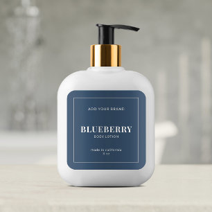 Moderne witte rand bewerkbaar kleurenetiket vierkante sticker