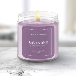 Moderne witte rand bewerkbaar kleurenetiket vierkante sticker