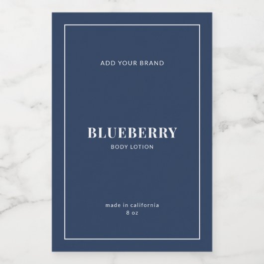 Moderne witte rand bewerkbaar kleurenetiket wijn etiket (Enkel label)